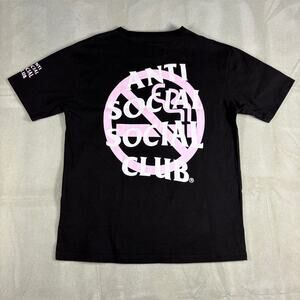 Anti Social Social Club x #FR2 Smoking Kills T-Shirt Black Sz L Preowned
